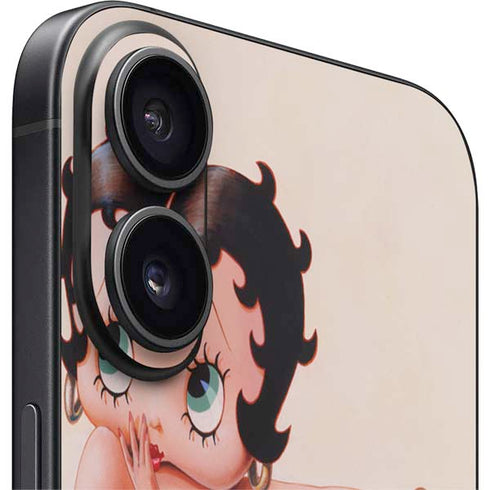Betty Boop On the Phone iPhone 16 Plus Skin